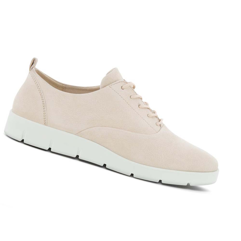 Ecco Bella Laced Casual Skor Dam Beige | SE 58UZG